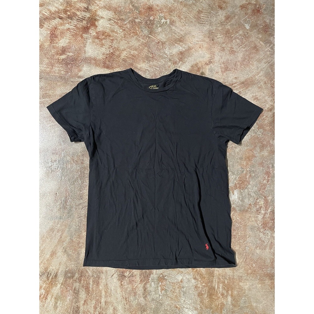 Polo Ralph Lauren T-Shirt Men's Slim Fit Short Sleeve Black Sz L